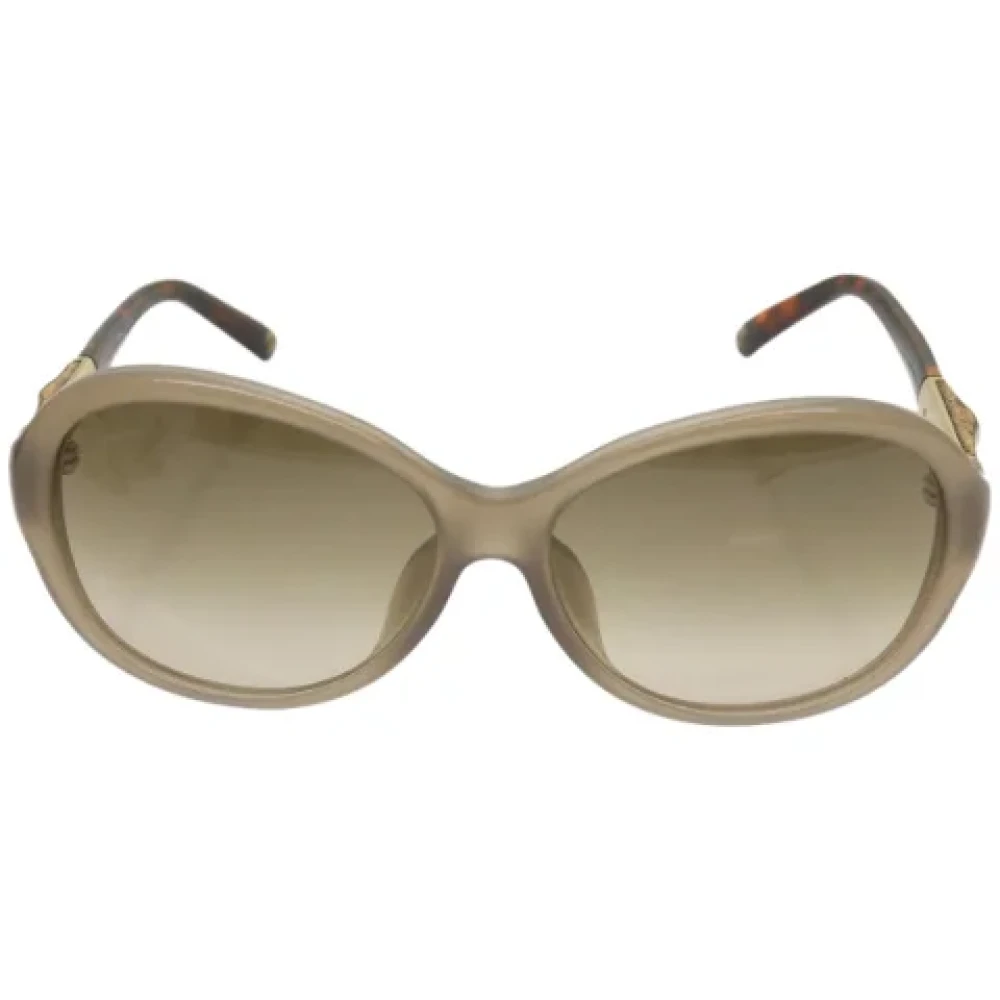 Gucci Vintage Pre-owned Plastic sunglasses Brown Dames