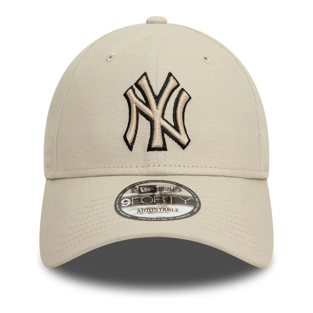 new era Beige Yankees Team Outline Pet Beige Heren