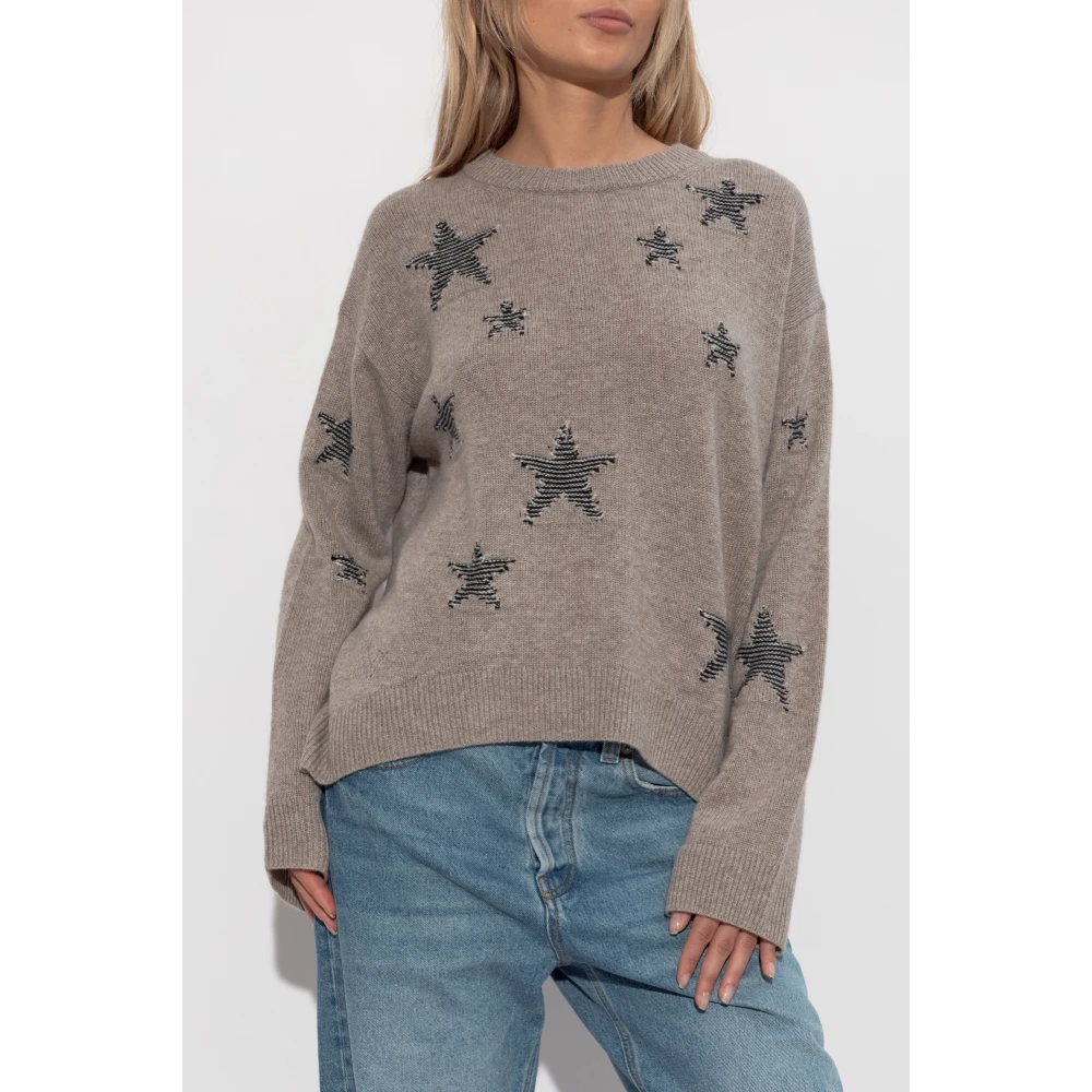 Zadig & Voltaire Kasjmier trui Beige Dames