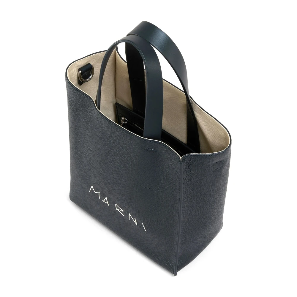 Marni Zachte Mini Tas met Afneembare Band Black Dames