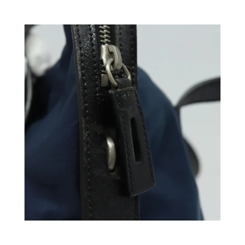 Prada Vintage Pre-owned Nylon prada-bags Blue Dames