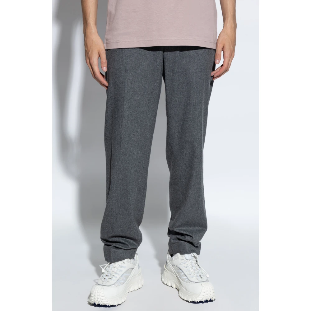 Moncler Wijde broek Gray Heren