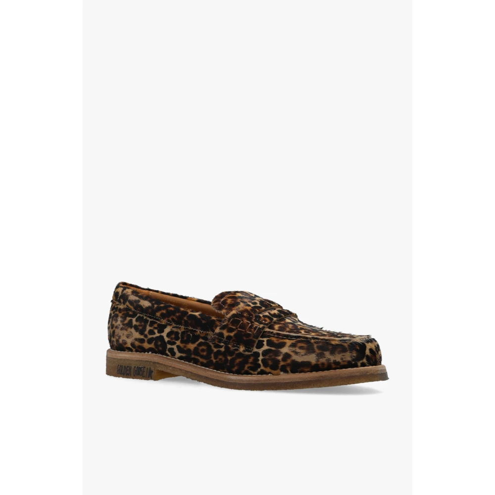 Golden Goose Leren loafers Brown Dames