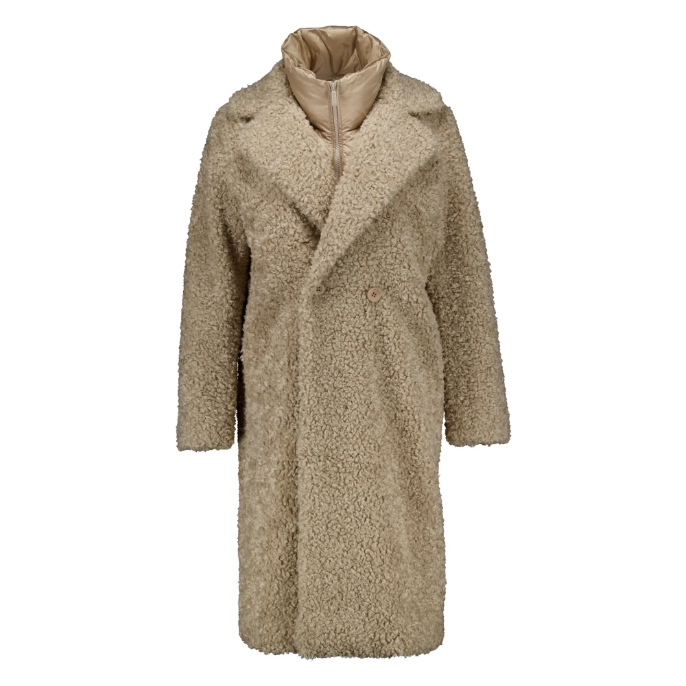 Bomboogie Damen Beige Mäntel, Lgröße: