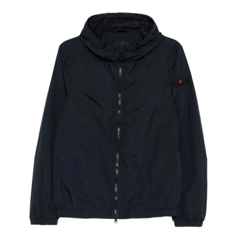 Peuterey , Rain Jackets, Male, Blue, Xl, Extra-Lightweight Rain Jacket