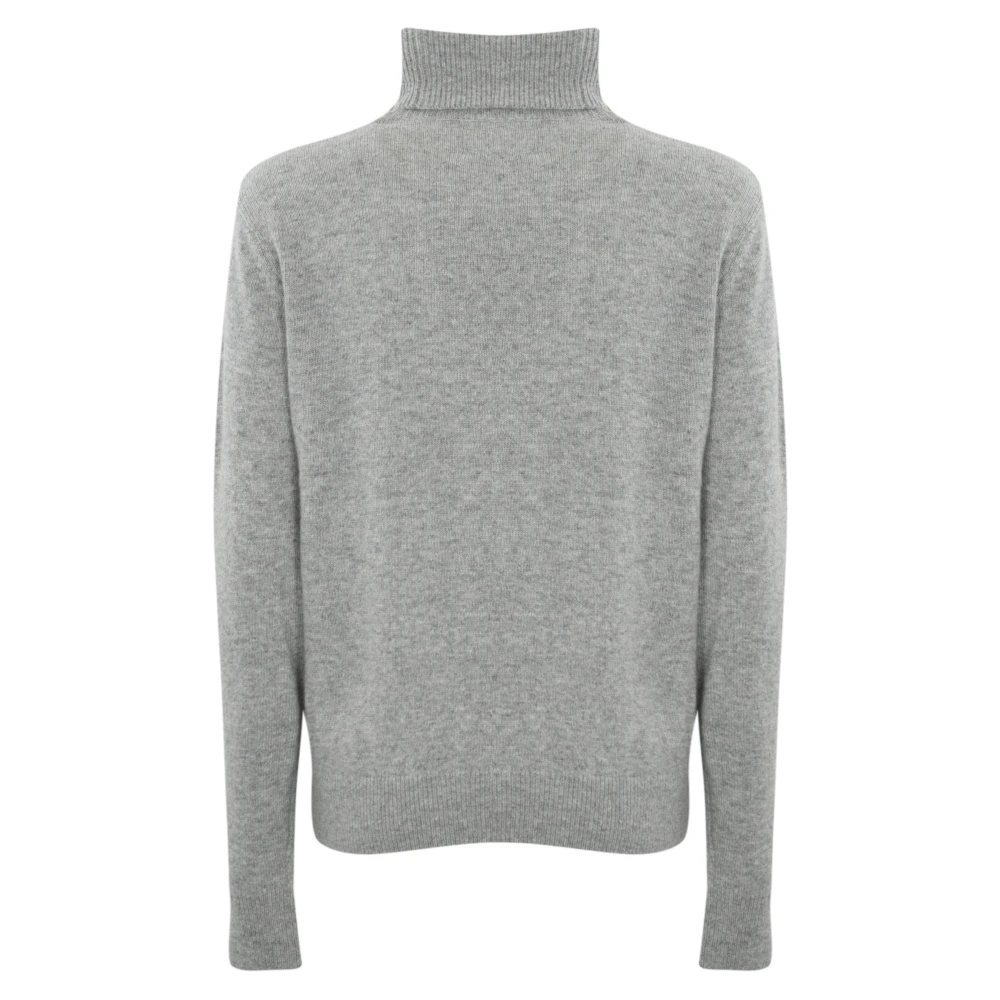 MC2 Saint Barth Hoge hals wol kasjmier trui Gray Dames