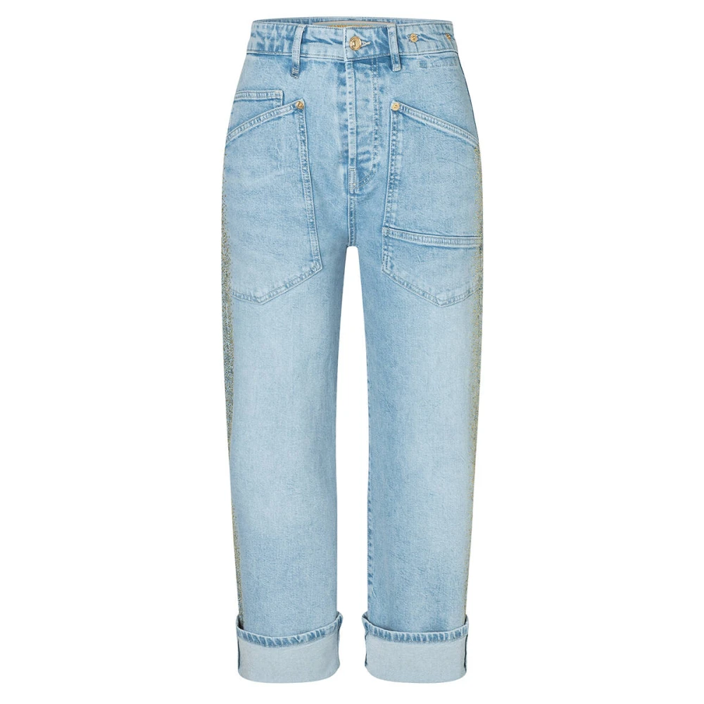MAC Stijlvolle Jeans Blue Dames