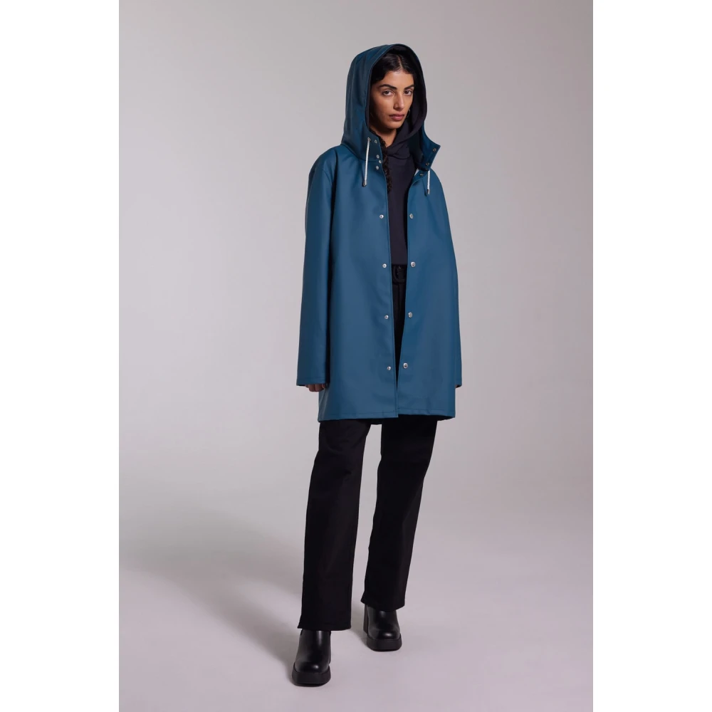 Stutterheim Ultra-Lichte Waterdichte Regenjas Blue Heren