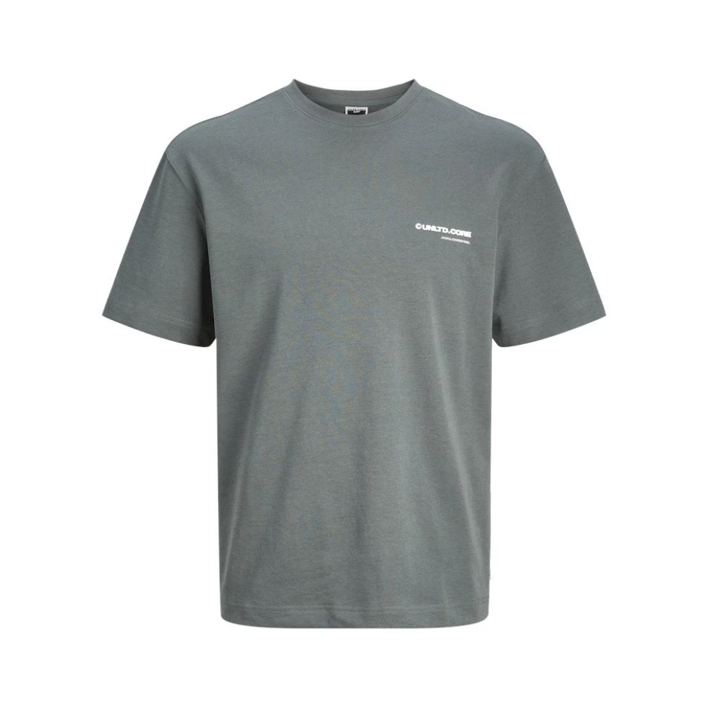 Jack & jones Aero Print Tee Crew Neck Urban Chic Green Heren