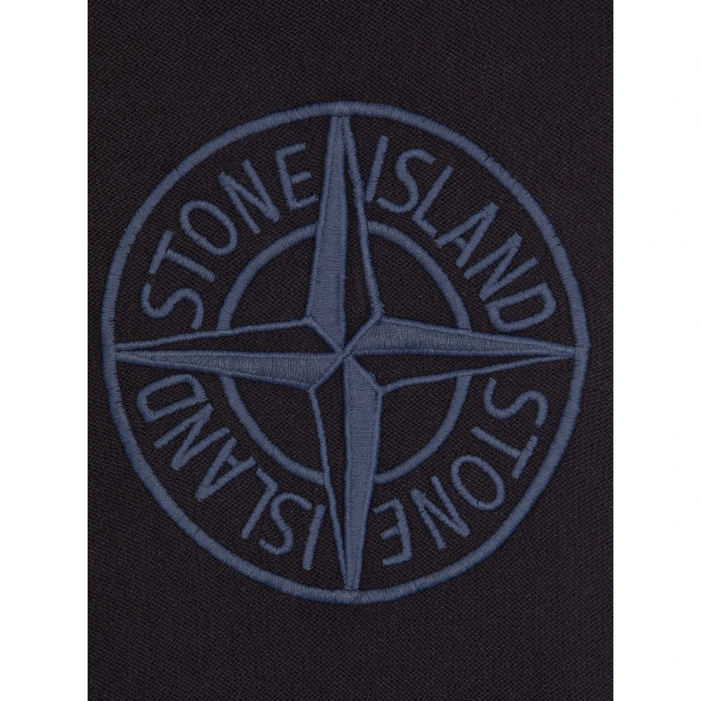 Stone Island Blauwe Crewneck Sweater Blue Heren