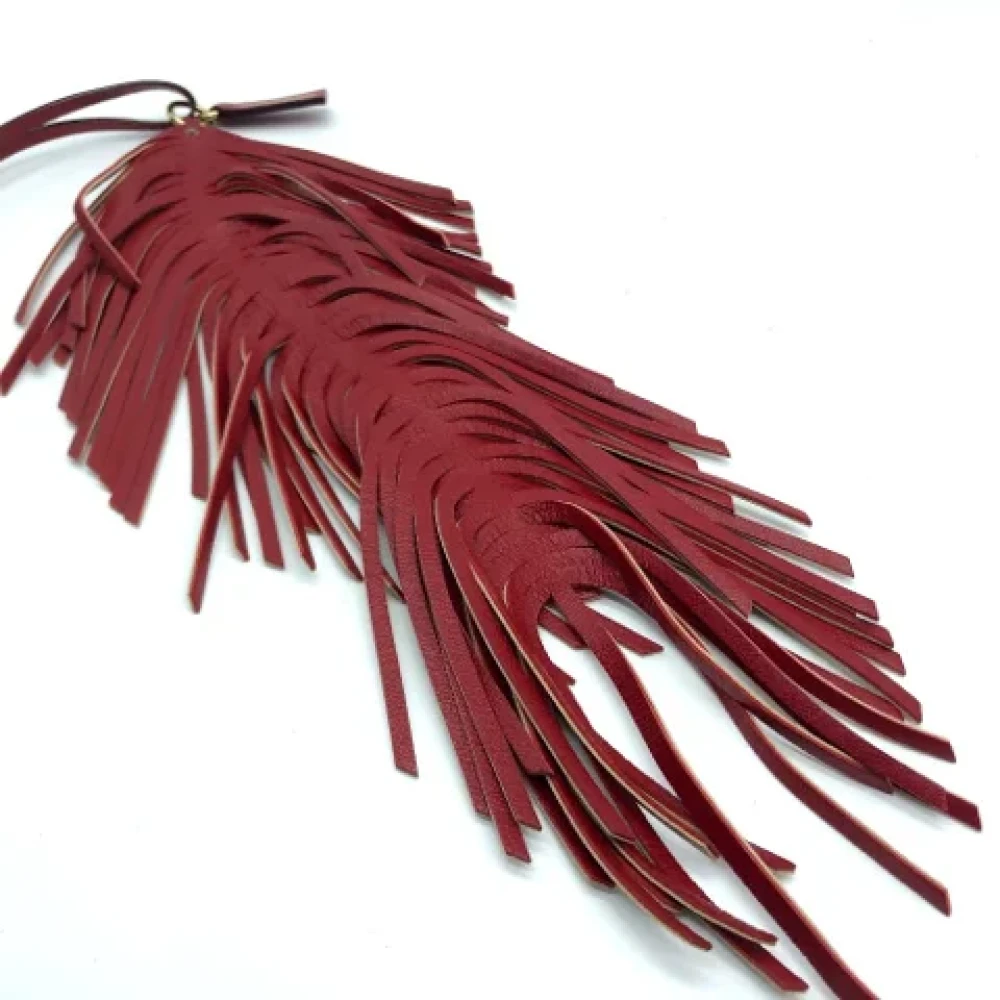 Jimmy Choo Pre-owned Leather key-holders Red Dames