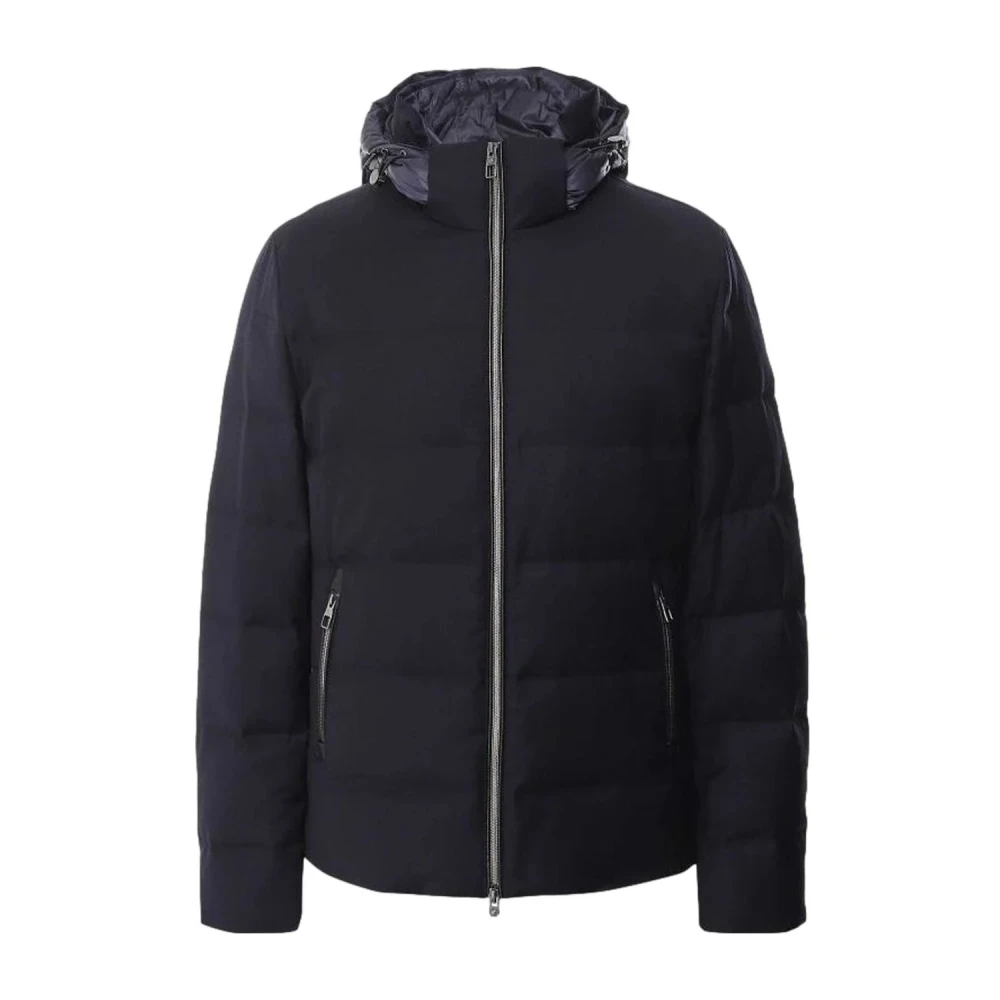 Montecore Marineblauwe Donsjas met Afneembare Capuchon Blue Heren