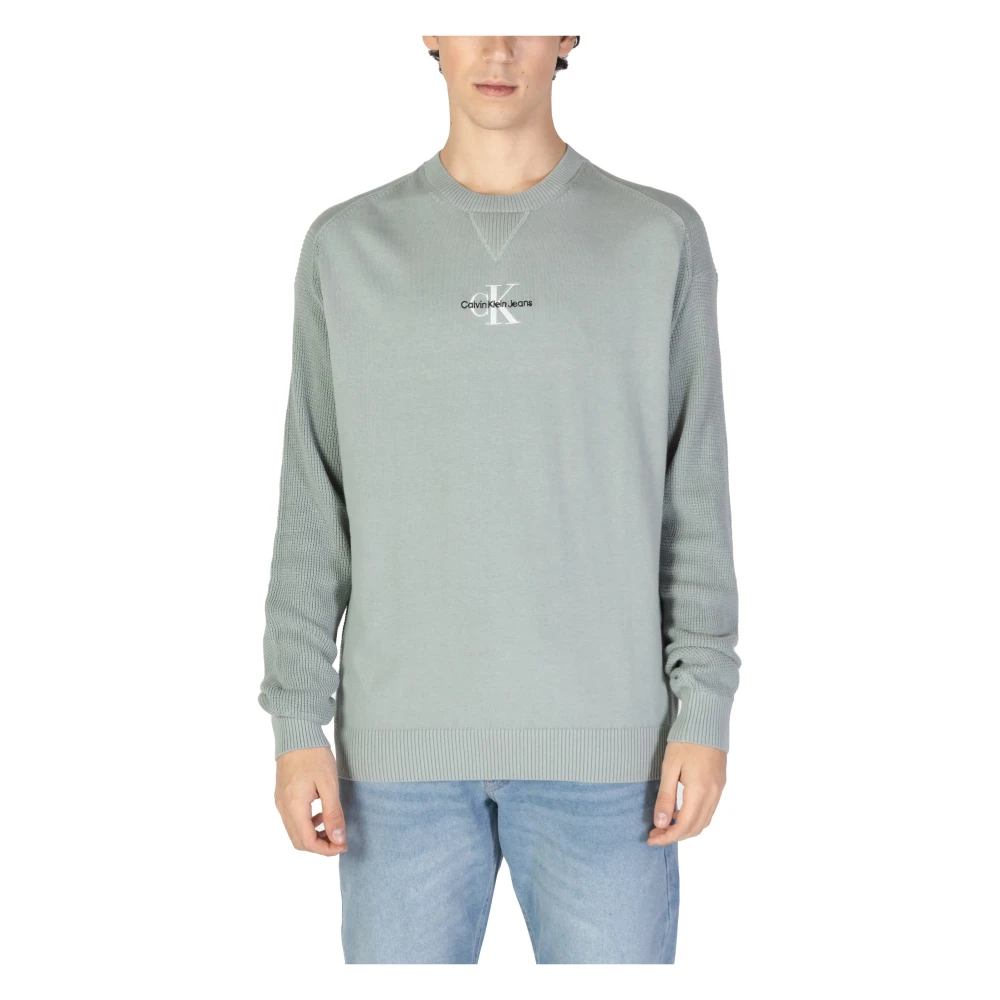 Calvin Klein Jeans Heren Trui Herfst Winter Collectie Green Heren