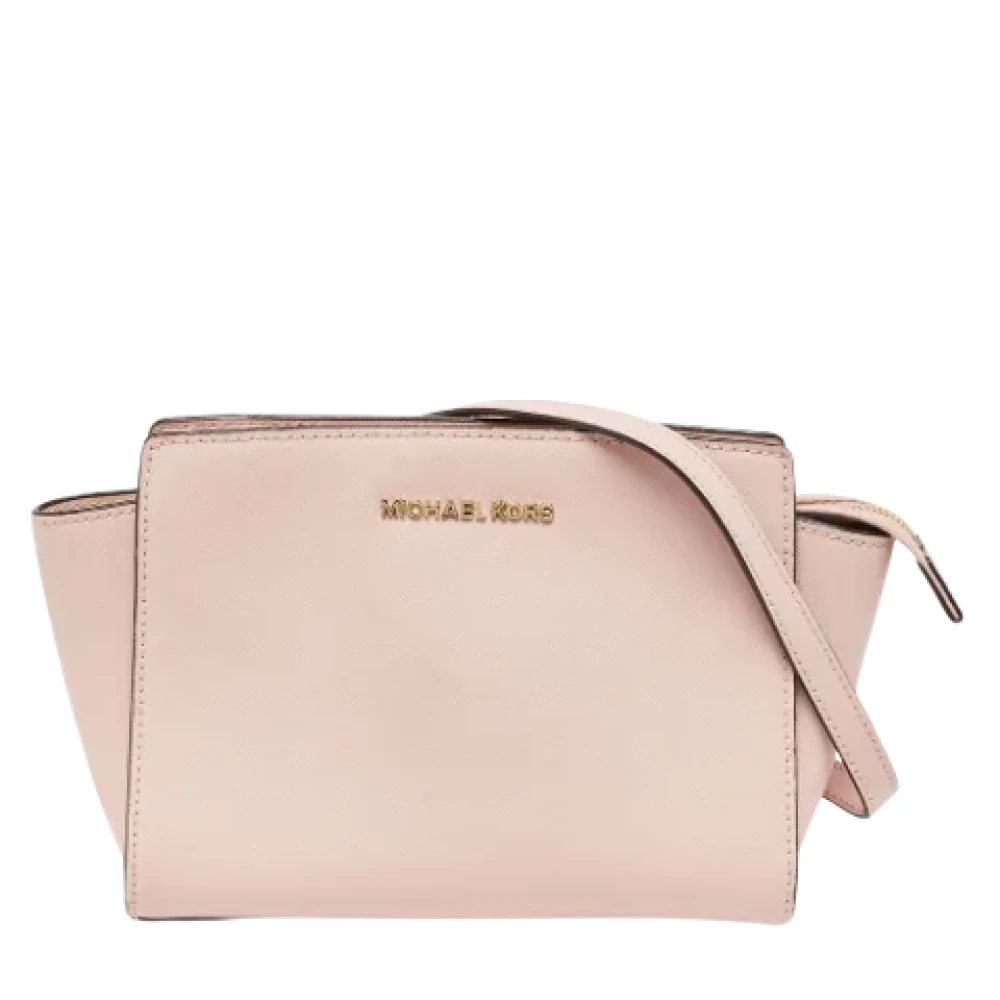 Michael Kors Pre-owned Leather shoulder-bags Pink Dames