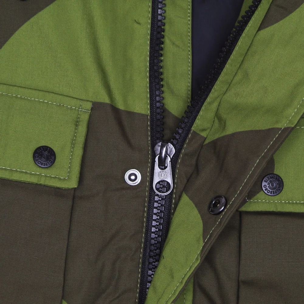 Element Mountain Parka Camo Army Camo Green Heren