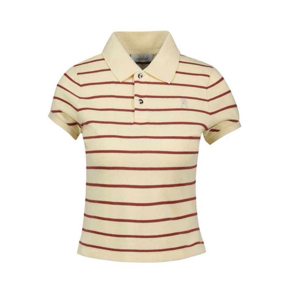 Rabanne Women's Multicolor Short-Sleeved T-Shirt - Polo Shirts - M - Tops