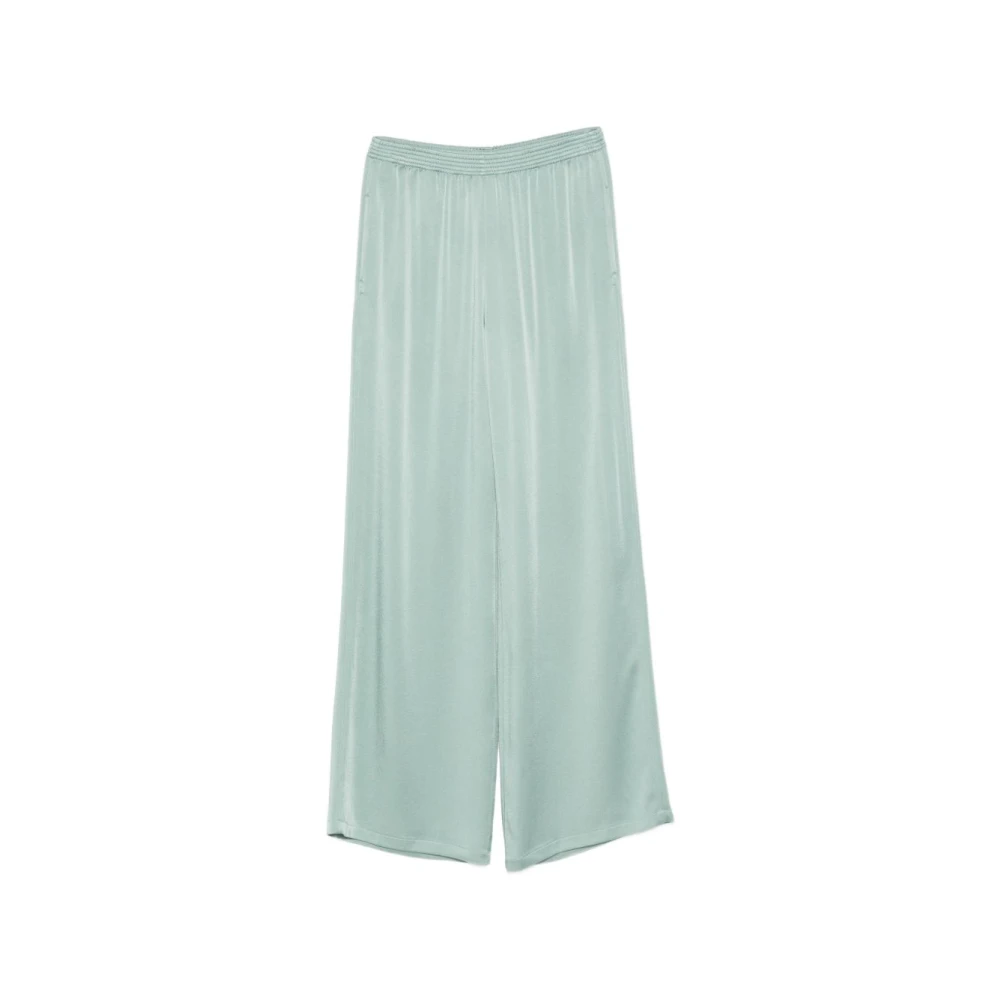 Fabiana Filippi Green Wide Trousers, Female, Xs, Wide Trousers