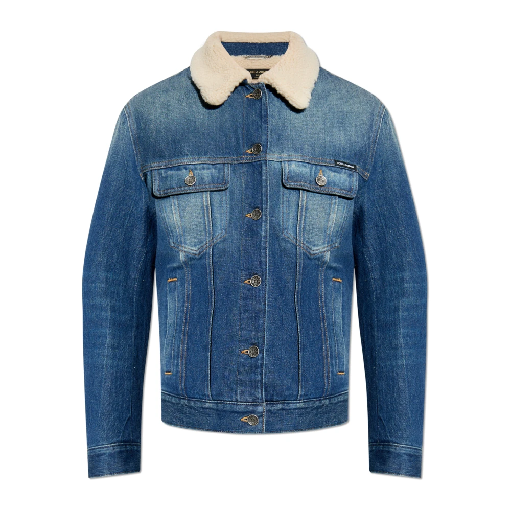 Dolce & Gabbana Denim jas Blue Dames