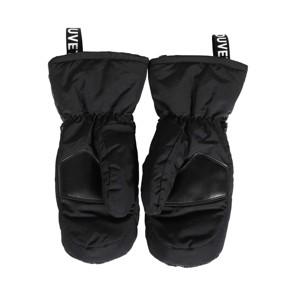 duvetica Handschoenen met stoffen inzetstukken Black Heren