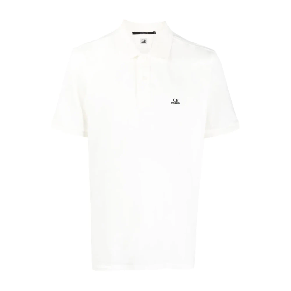 C.p. Company Men's White Polo Shirt
