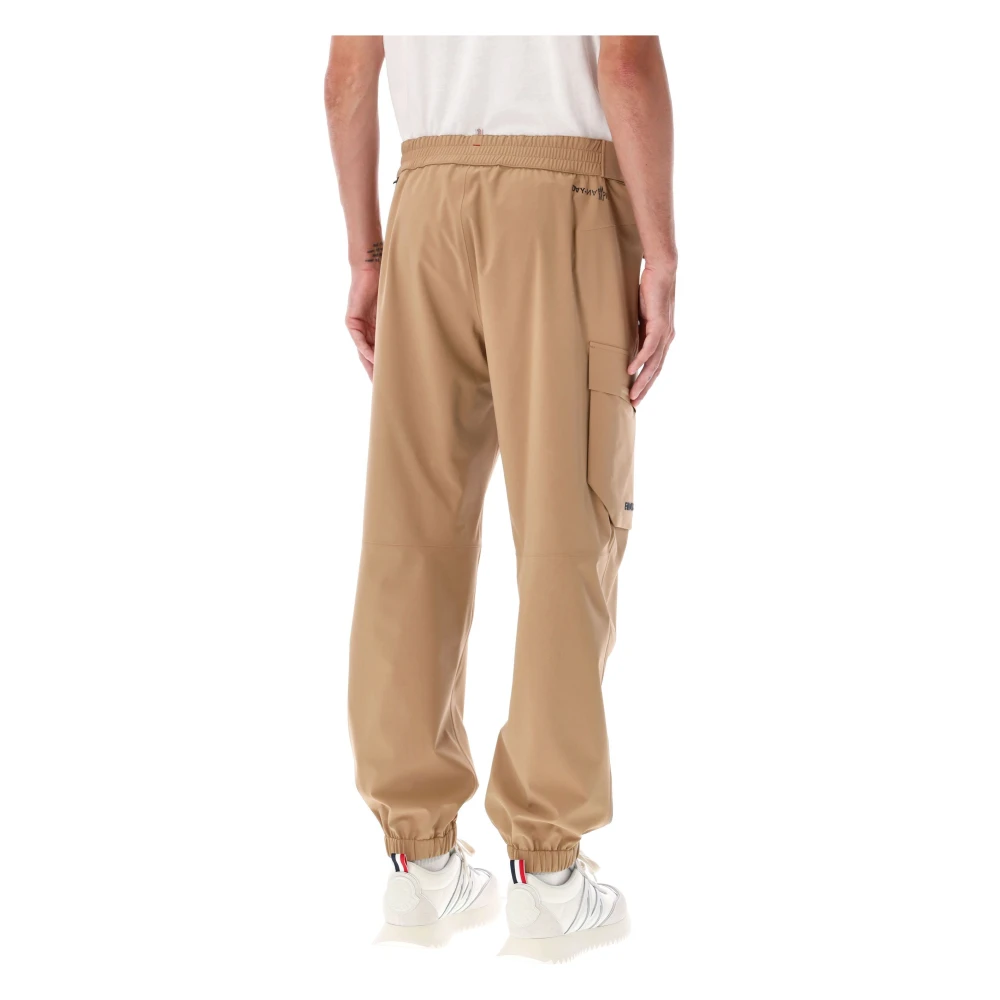 Moncler Beige Cargo Jogger Broek Aw24 Beige Heren