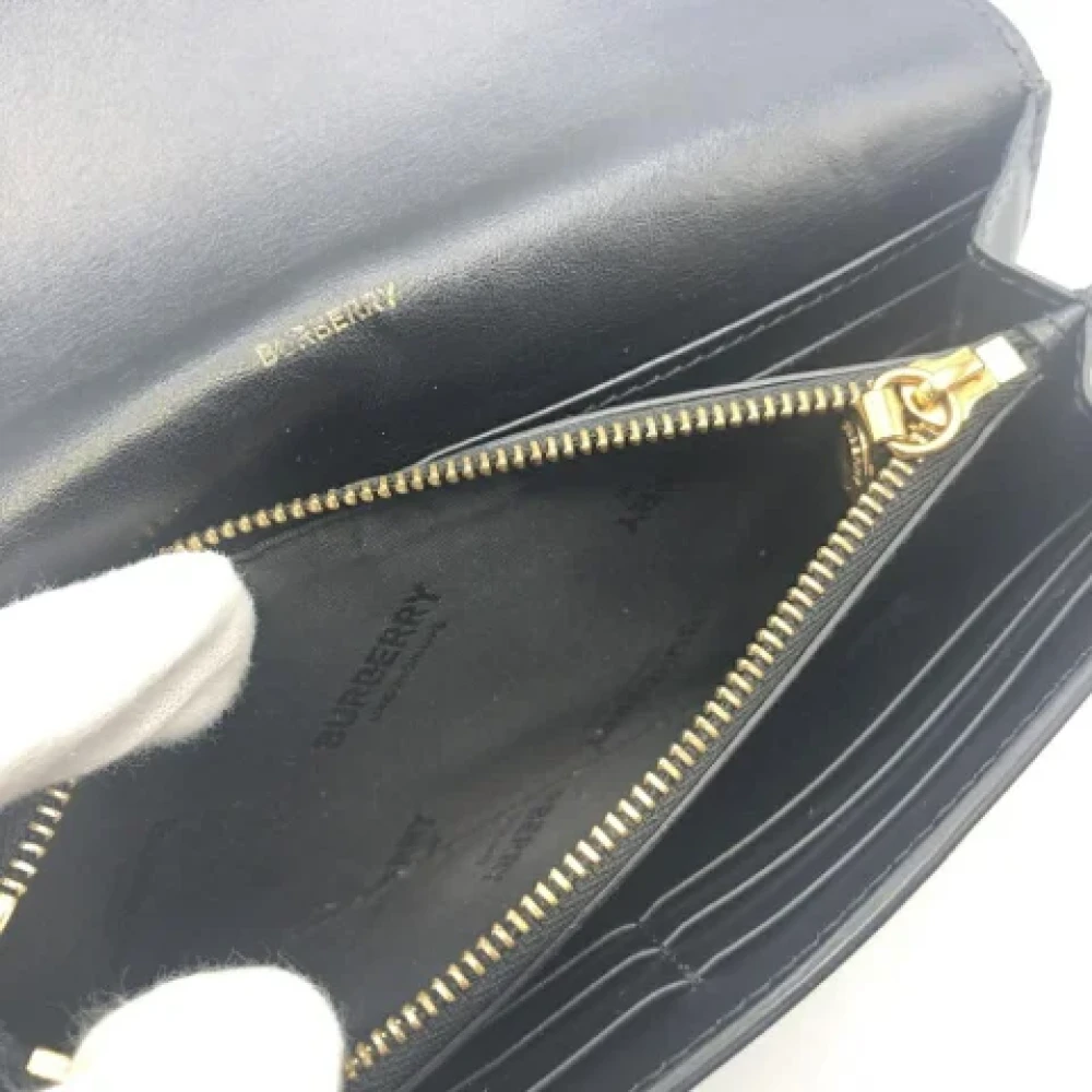 Burberry Vintage Pre-owned Leather wallets Beige Dames
