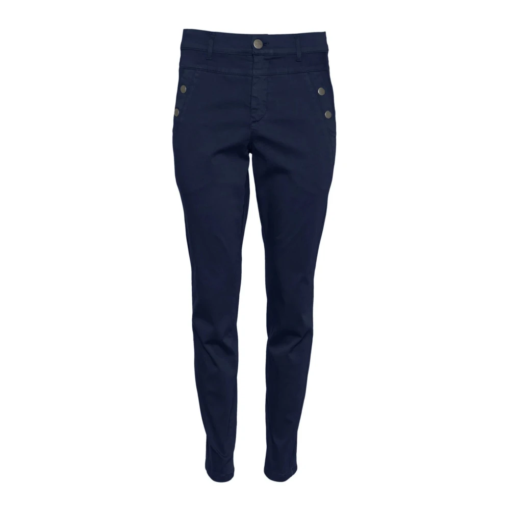 2-Biz Slim Fit Broek Blue Dames