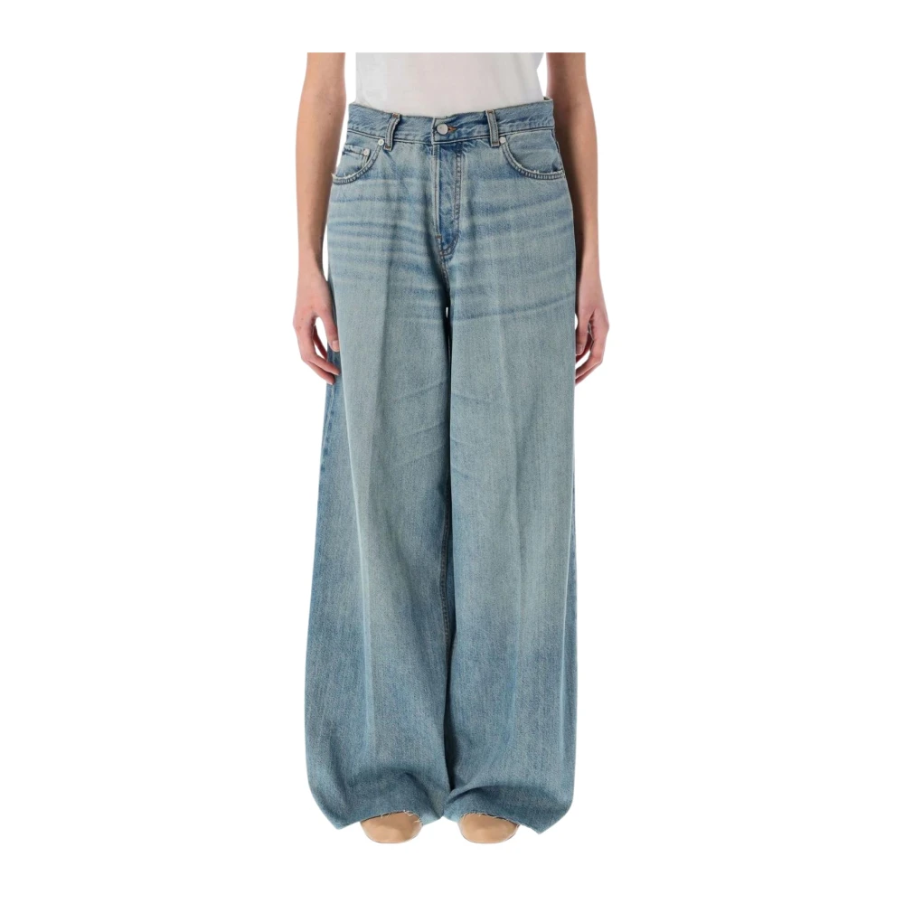 Haikure Women's Blue Wide Leg Jeans