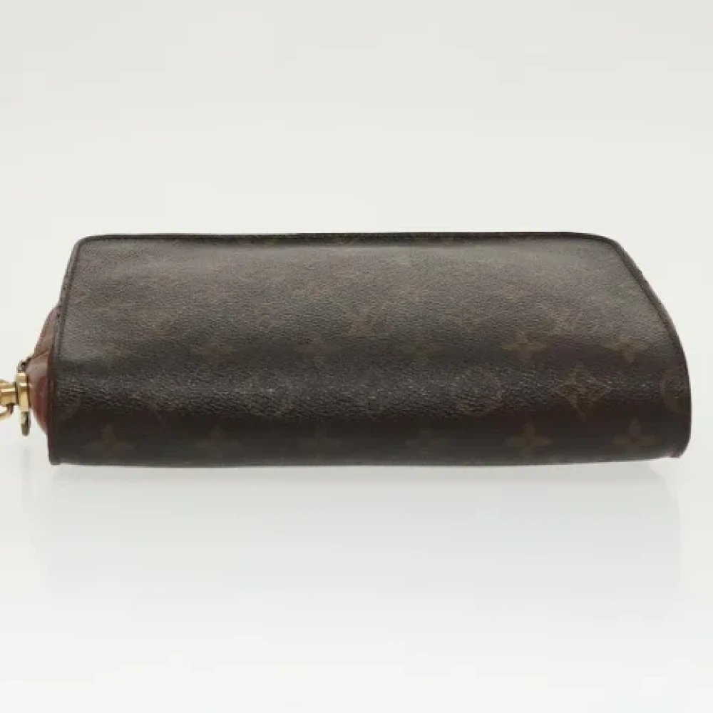 Louis Vuitton Vintage Pre-owned Canvas clutches Brown Dames