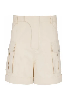 Bomullslast Bermuda shorts