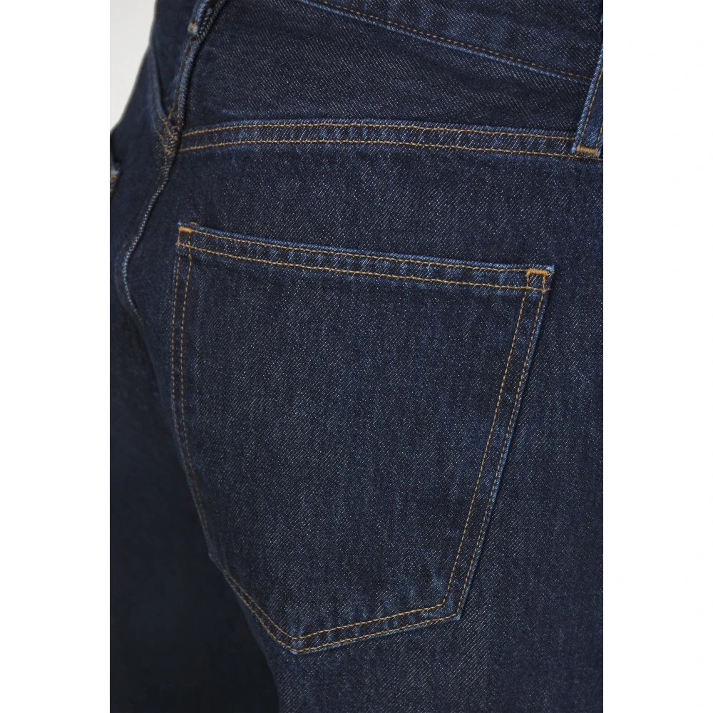 Agolde Vintage High-Waist Straight-Leg Jeans Blue Dames