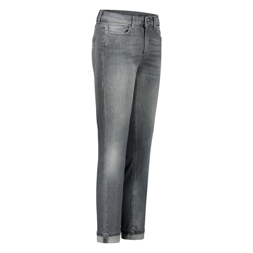 Dondup Slimfit-jeans Gray Dames