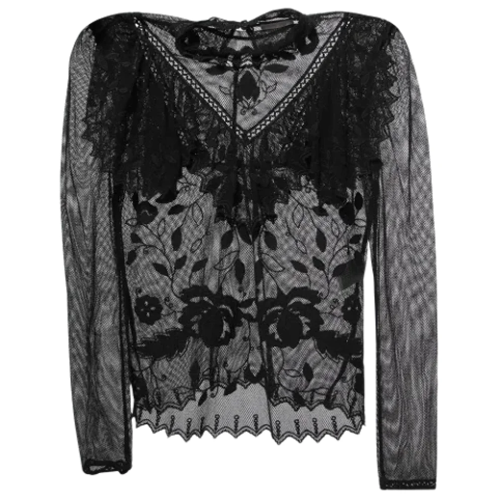 Chloé Pre-owned Lace tops Black Dames