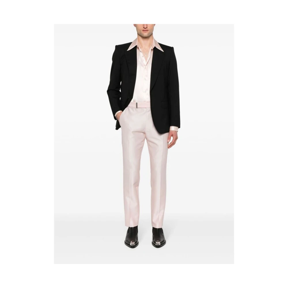 Tom Ford Suit Trousers Pink Heren