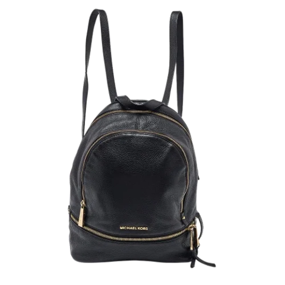 Michael Kors Pre-owned Leather backpacks Black Dames