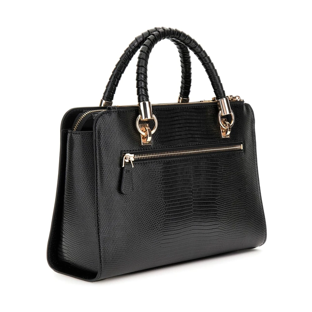 Guess Orlina Society Satchel Tas Zwart Black Dames