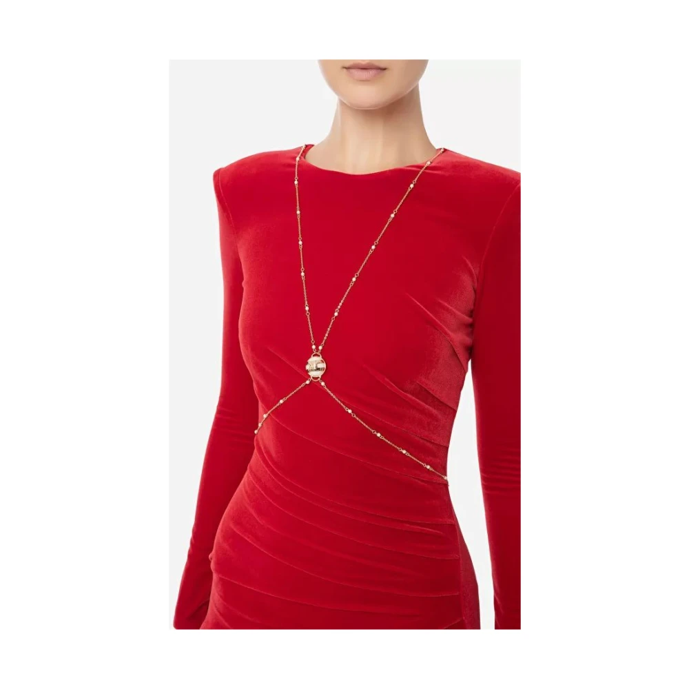 Elisabetta Franchi Sensuele en vrouwelijke jurken Red Dames