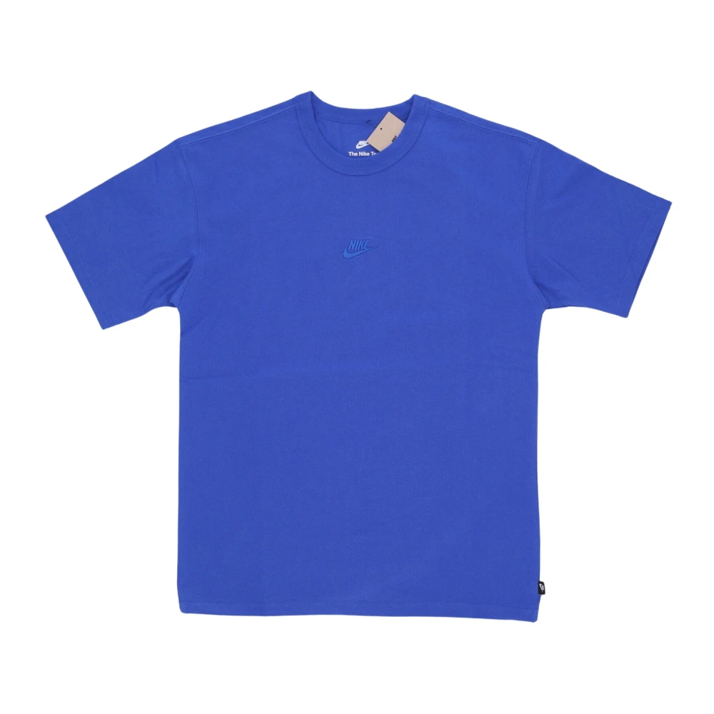 Nike Short Sleeve Crew Neck T-shirt Blue Heren