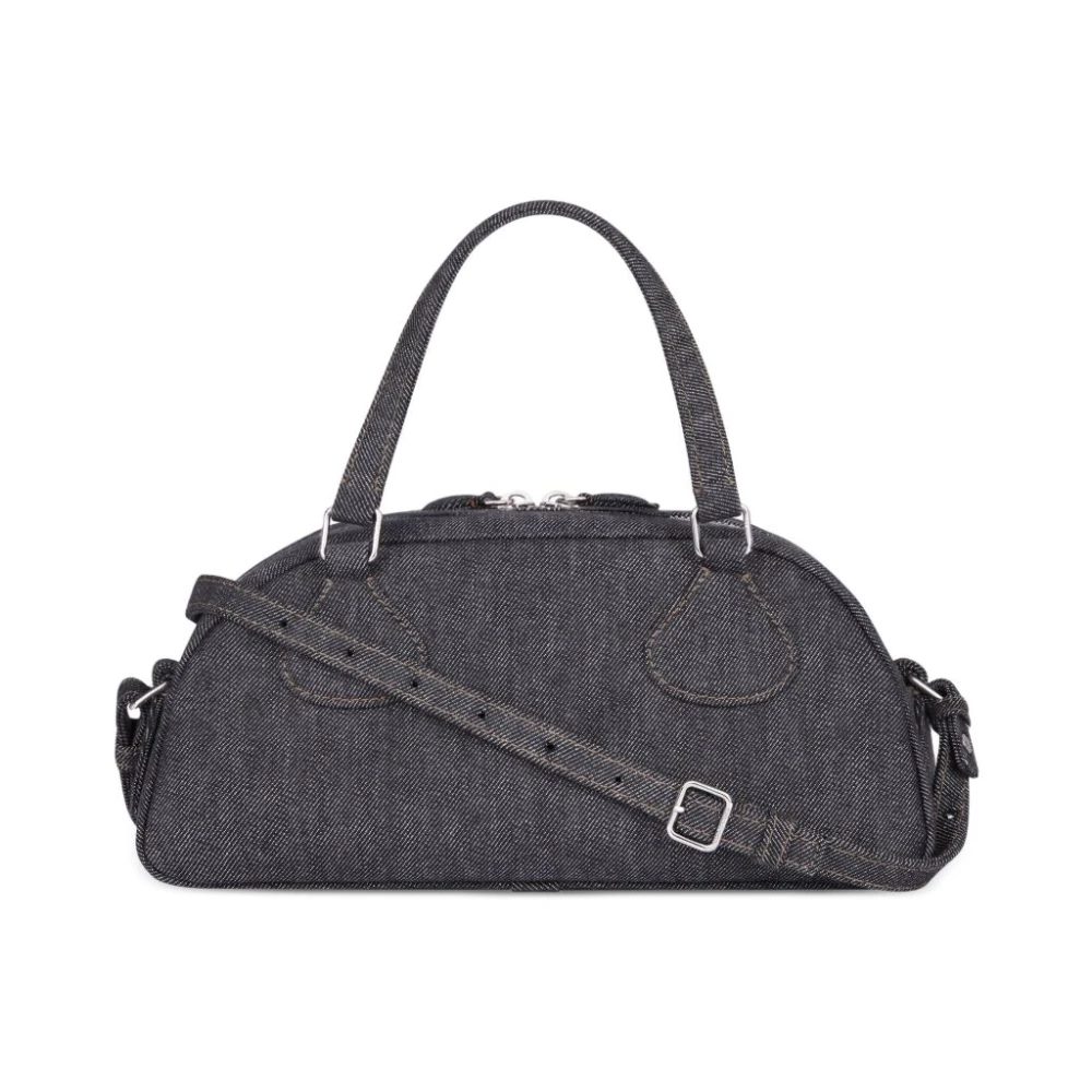 Courrèges Grijze tassen met tweewegrits Gray Dames