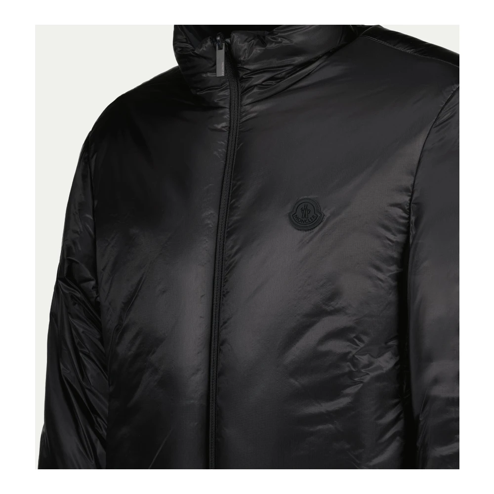 Moncler Omkeerbare Zwarte Donsjas Black Heren