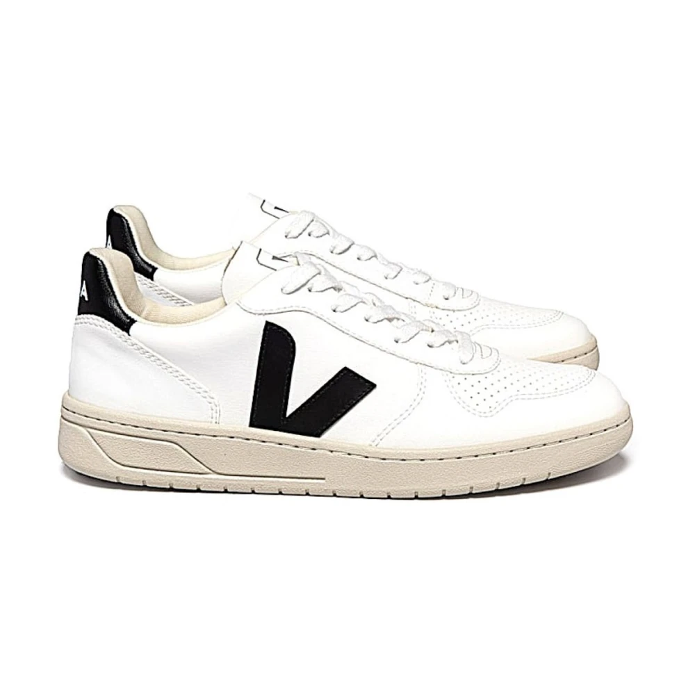 Veja Men's White Sneakers, 12 Uk, V-10 Trainers