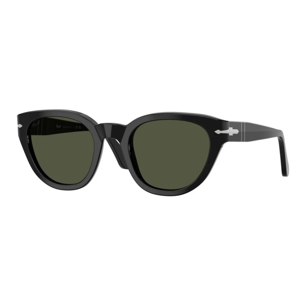 Persol Unisex Green Po3379s 95/31 Sunglasses Acetate Black Butterfly Normal - Image 3