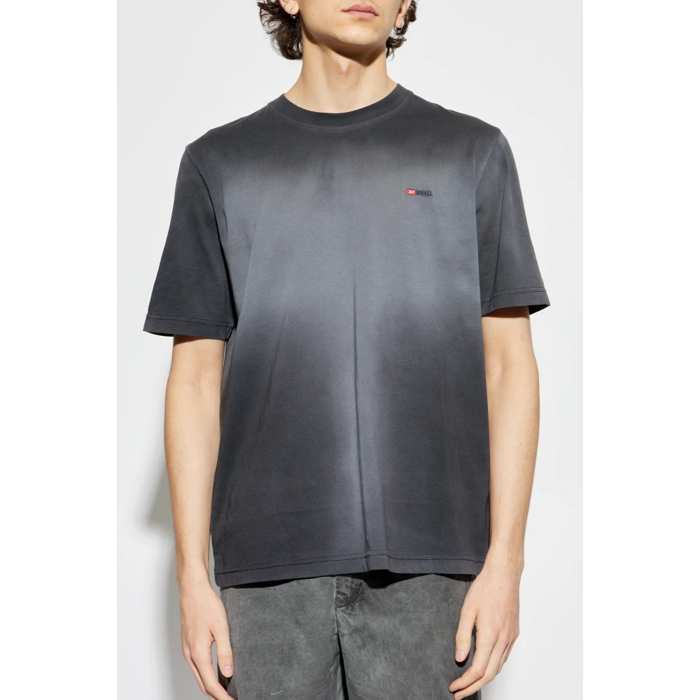 Diesel T-shirt T-Adjust-R15 Gray Heren