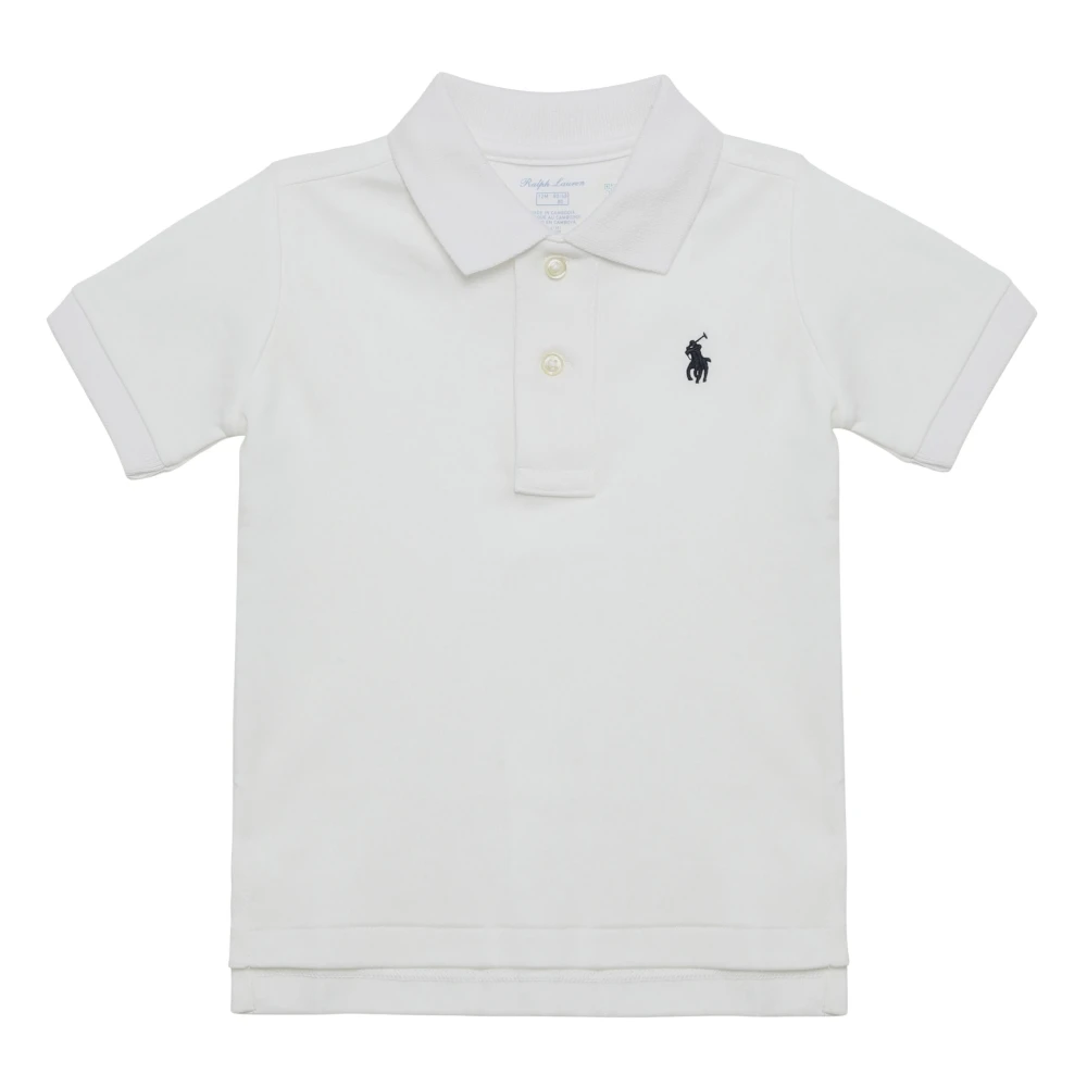 Polo Ralph Lauren Polo Tröja Kort Ärm White, Pojke