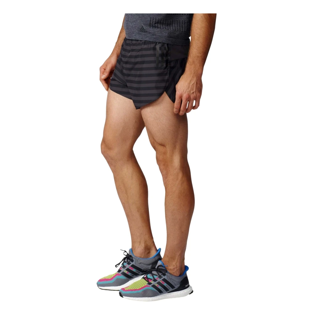 Adidas Adizero Split Shorts Black Heren