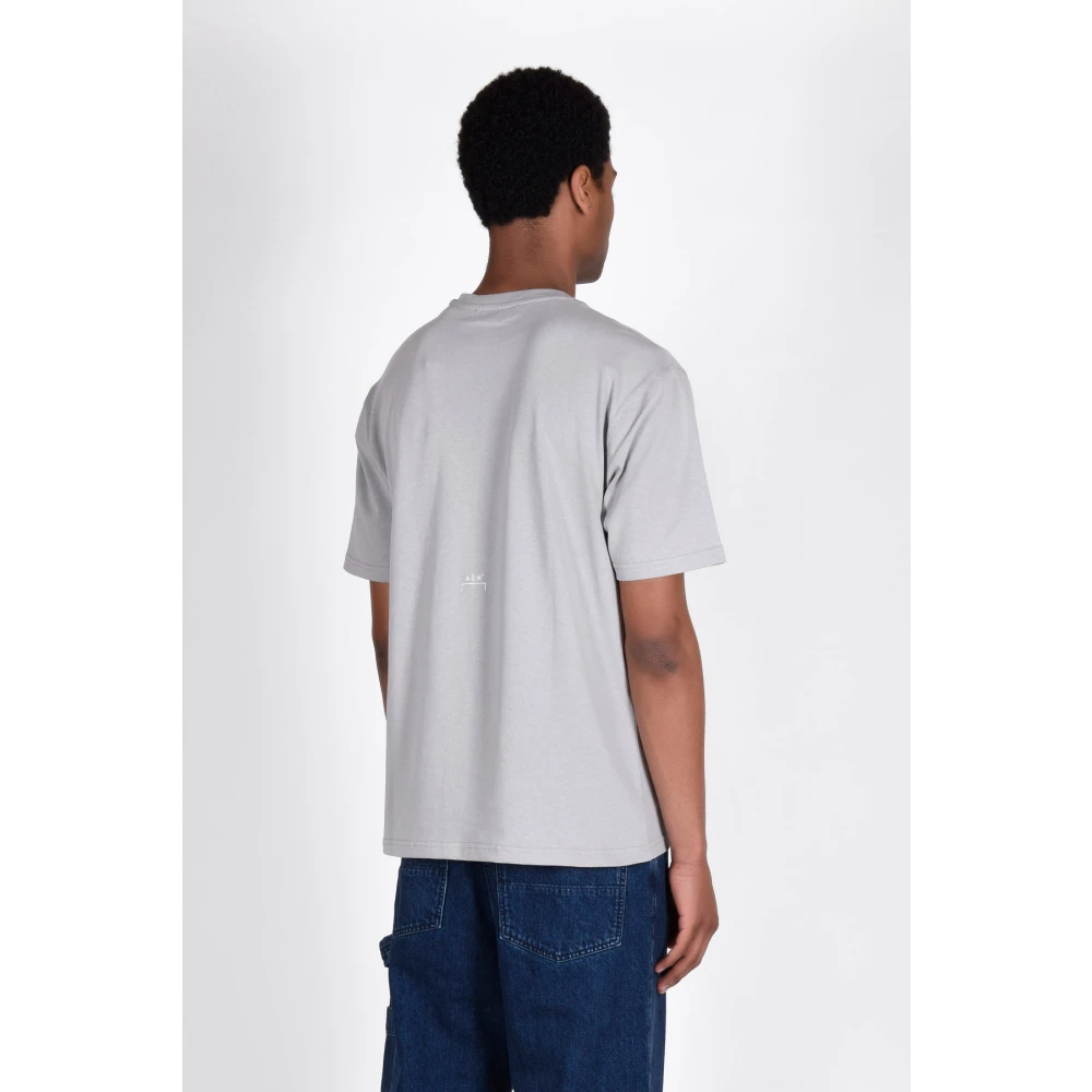 A-Cold-Wall Brutalist Grafisch Regular Fit T-Shirt Gray Heren