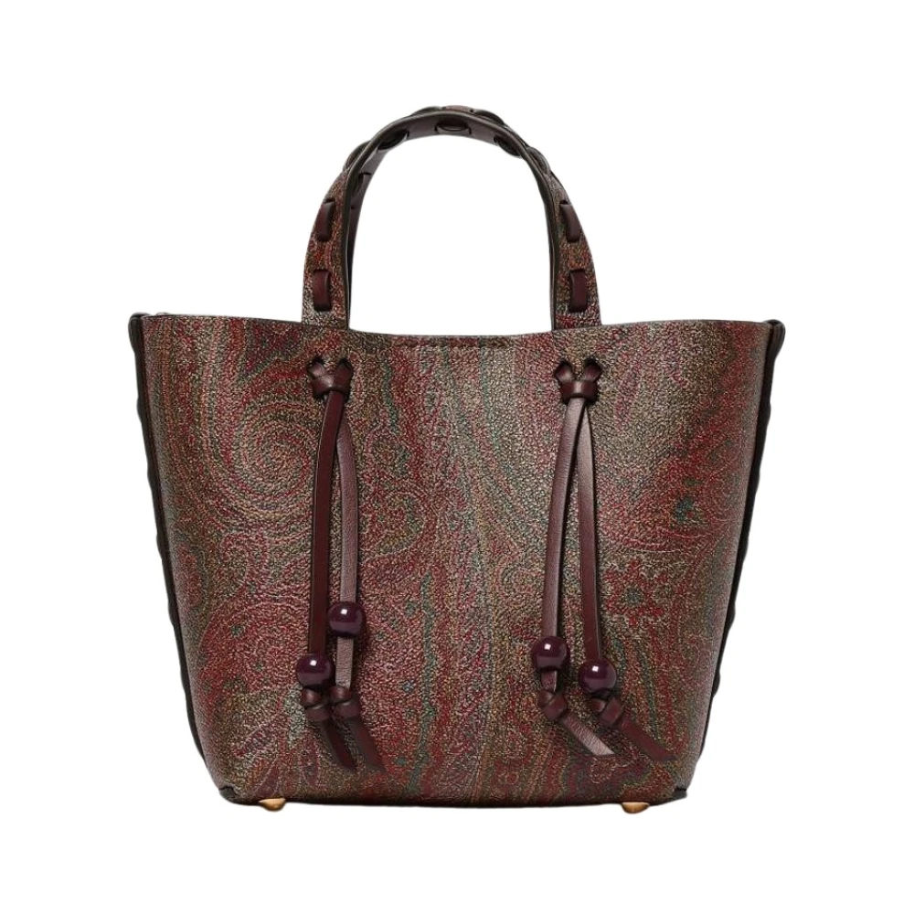 Etro Women's Brown Handbags, One Size, Luxurious Paisley Print Shoulder Bag