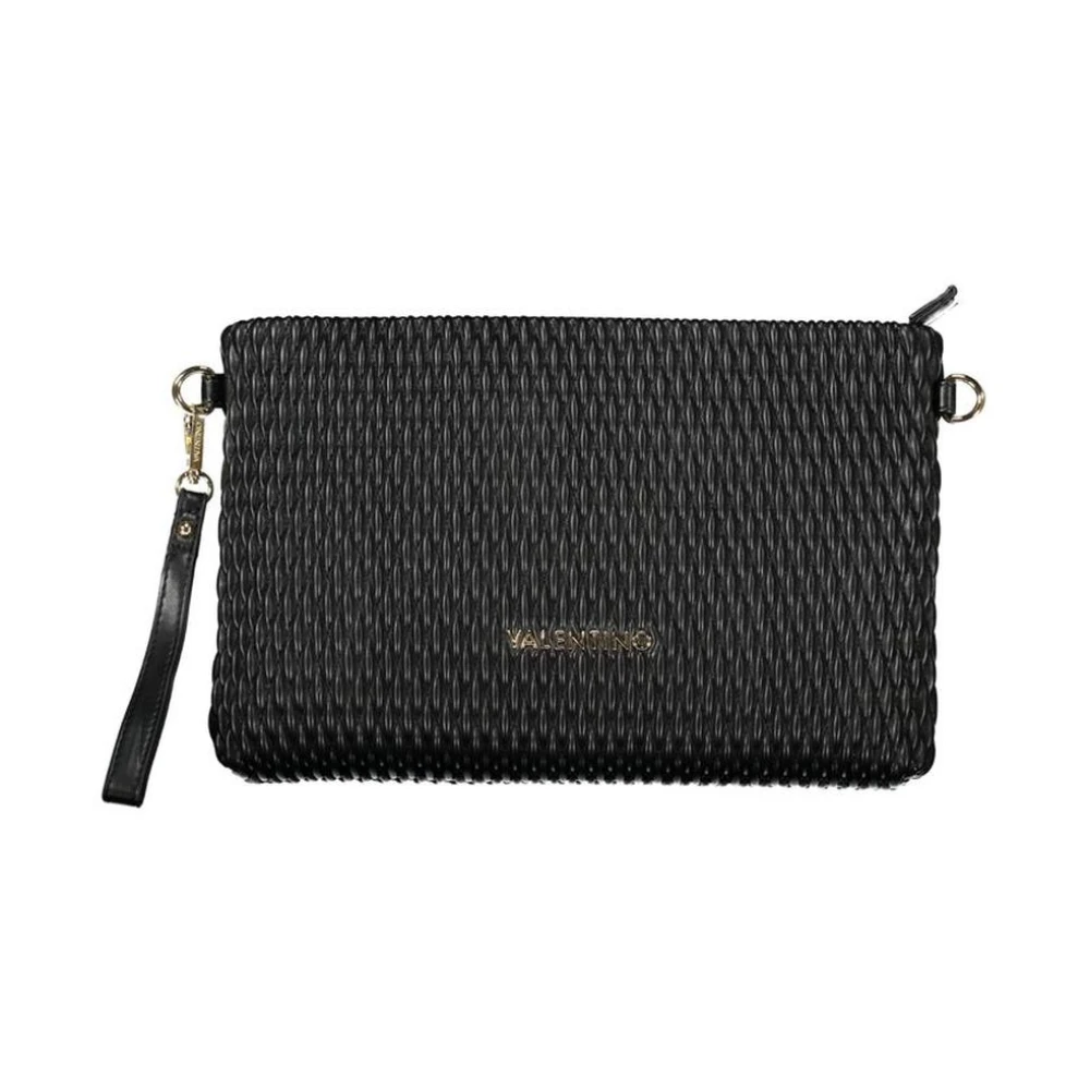 Valentino Women's Black Clutches, One Size, Quilted Clutch