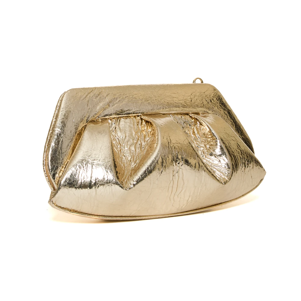 THEMOIRè Gouden Spiegel Clutch Dames Tas Yellow Dames