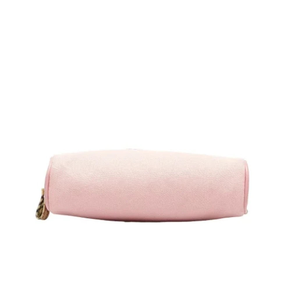 Burberry Vintage Pre-owned Canvas clutches Pink Dames